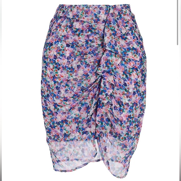 NWT - Veronica Beard Floral Skirt - Size 6 - Picture 4 of 9